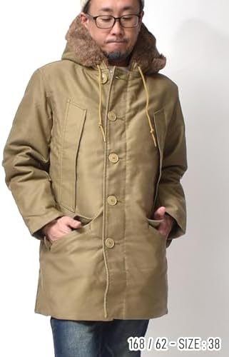 Amazon | [ヒューストン] B-9 フライトコート メンズ アウター （ 国産